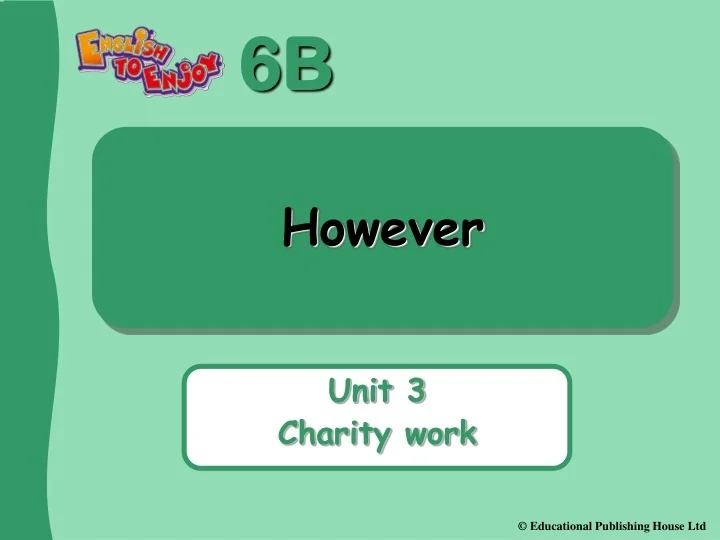 PPT - However PowerPoint Presentation, free download - ID:9699335