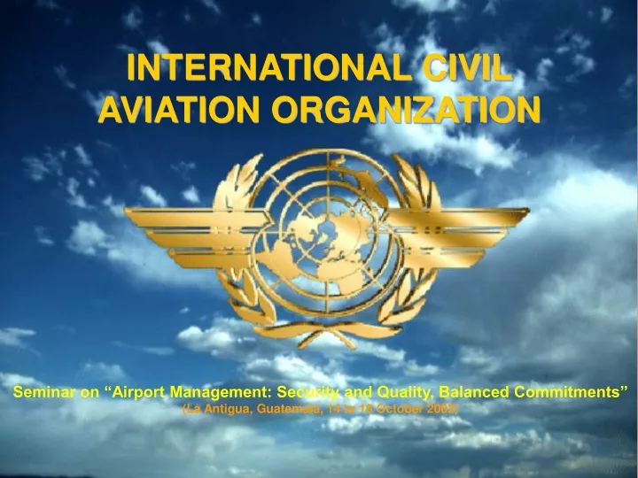 international civil aviation organization n.