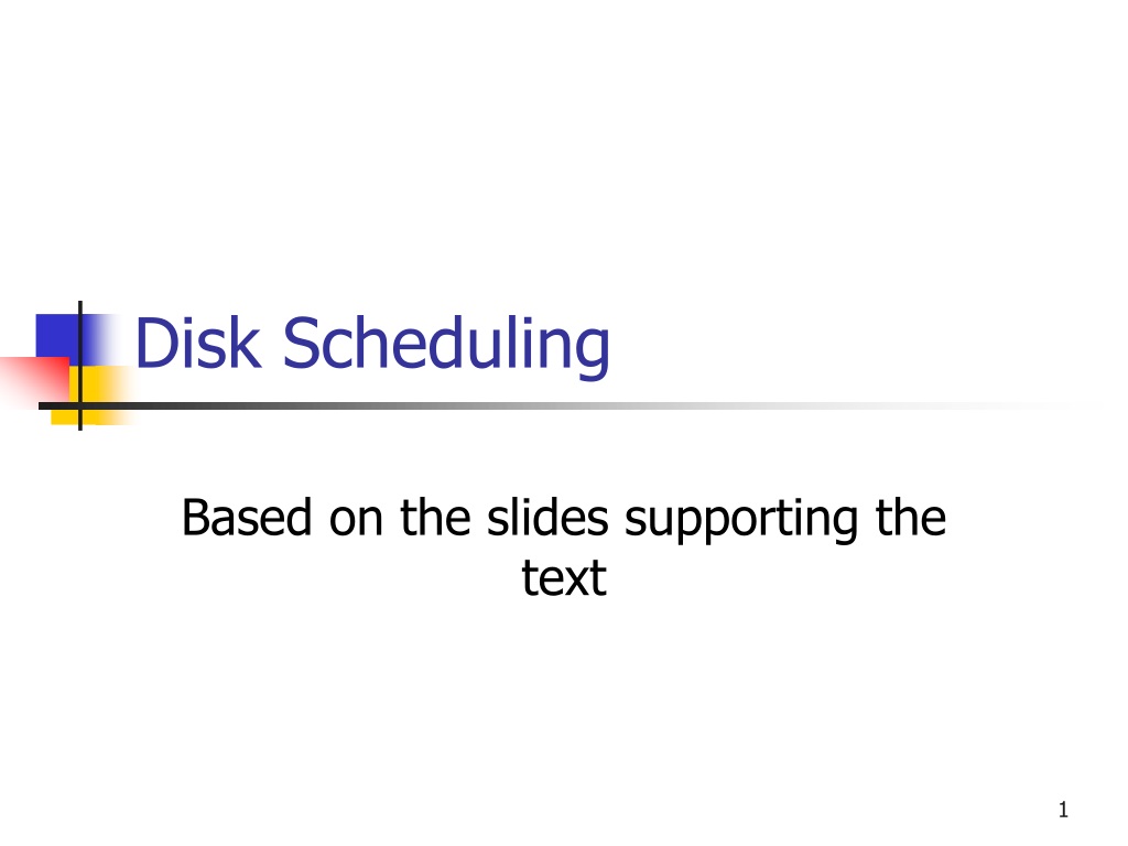 Ppt Disk Scheduling Powerpoint Presentation Free Download Id