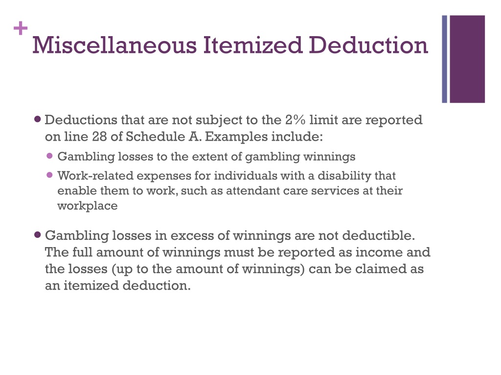 PPT - Overview Of Itemized Deductions: Definition, Benefits, And ...