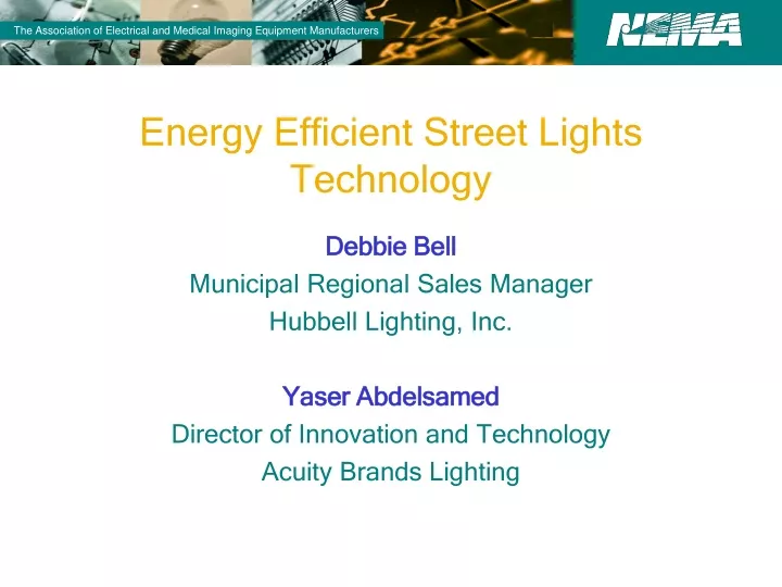 energy efficient street lights technology n.