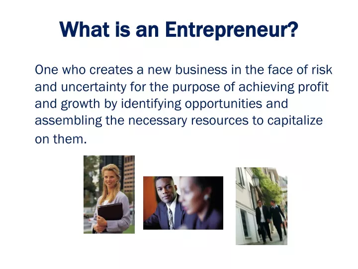 what is an entrepreneur n.