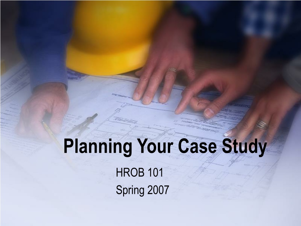 importance of planning case study