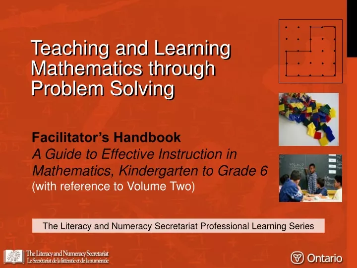 teaching mathematics through problem solving ppt