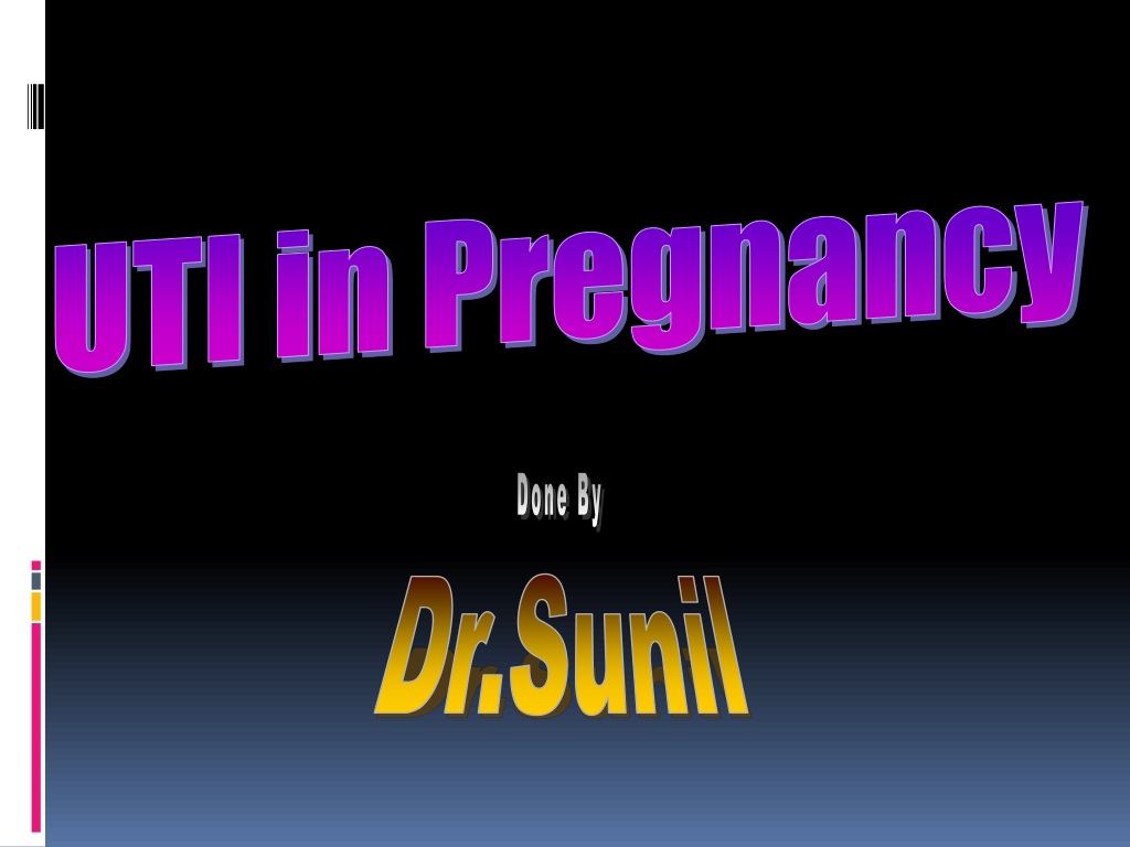 uti presentation in pregnancy