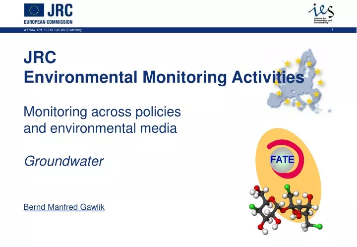 jrc environmental monitoring activities n.