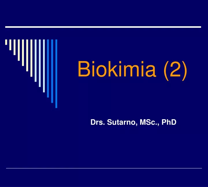 PPT - Biokimia (2) PowerPoint Presentation, Free Download - ID:9707167