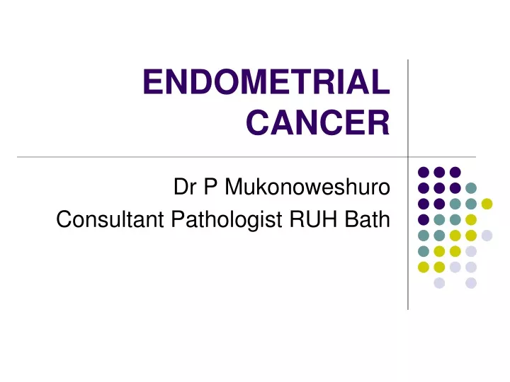 cancer endometrial ppt