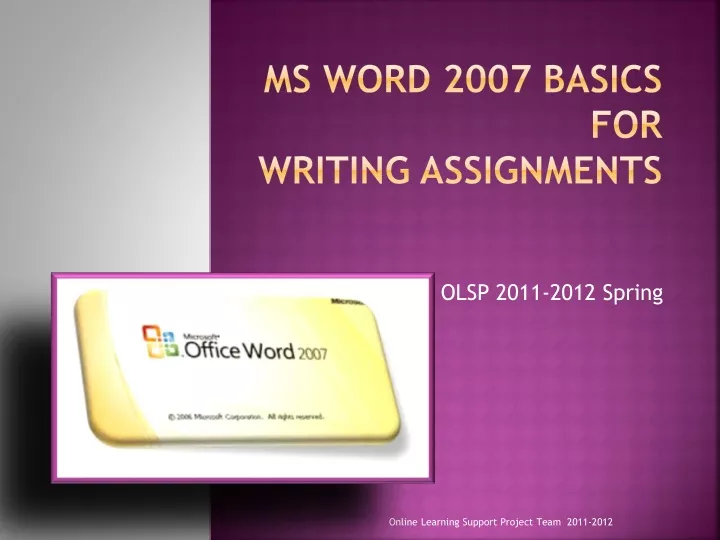 microsoft office 2007 word assignments computer grade 9