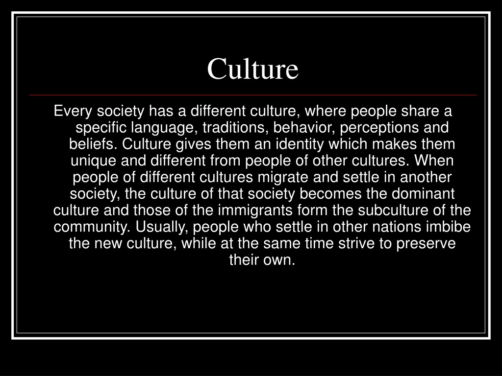 socio cultural contexts