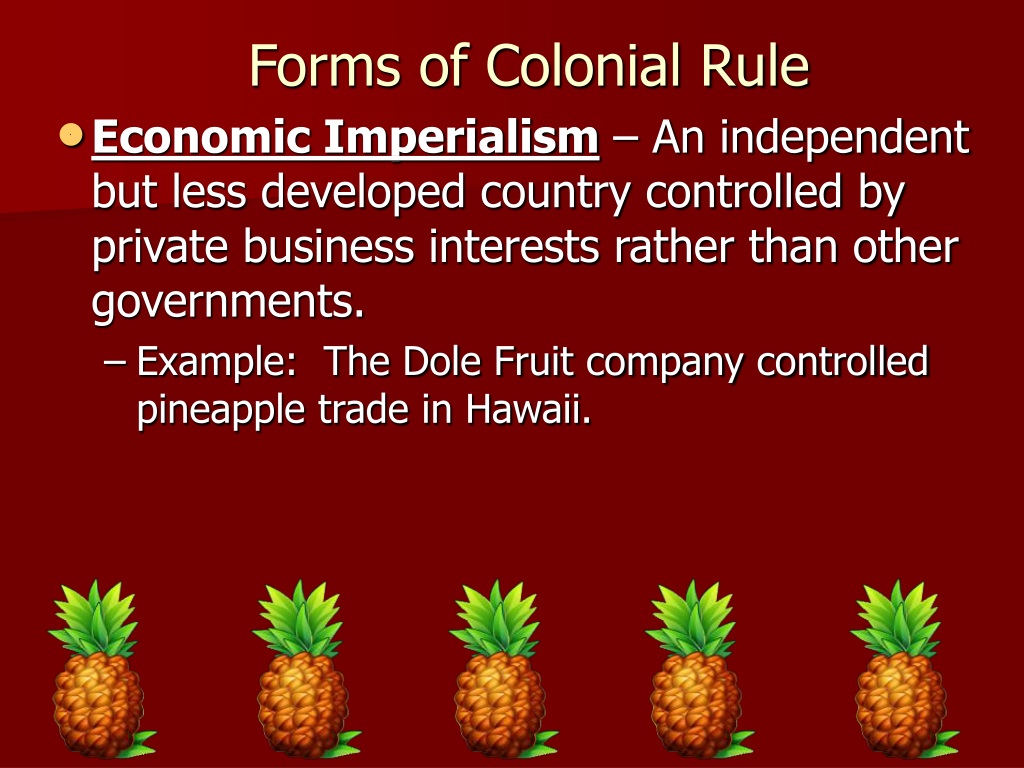 PPT - Forms of Colonial Rule PowerPoint Presentation, free download ...