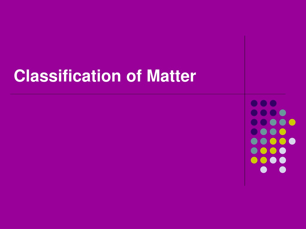 Ppt Classification Of Matter Powerpoint Presentation Free Download Id9711205