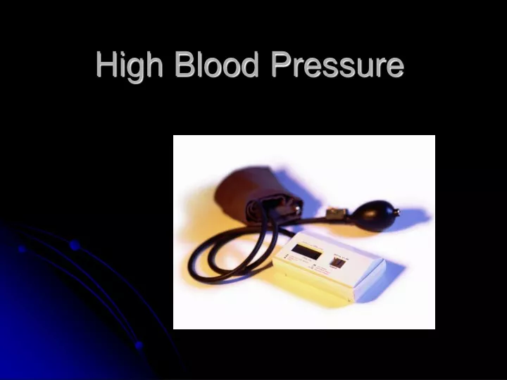 high blood pressure n.