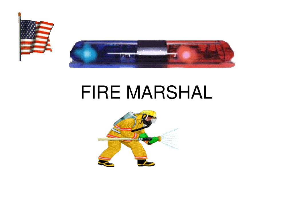 fire marshal training powerpoint presentation