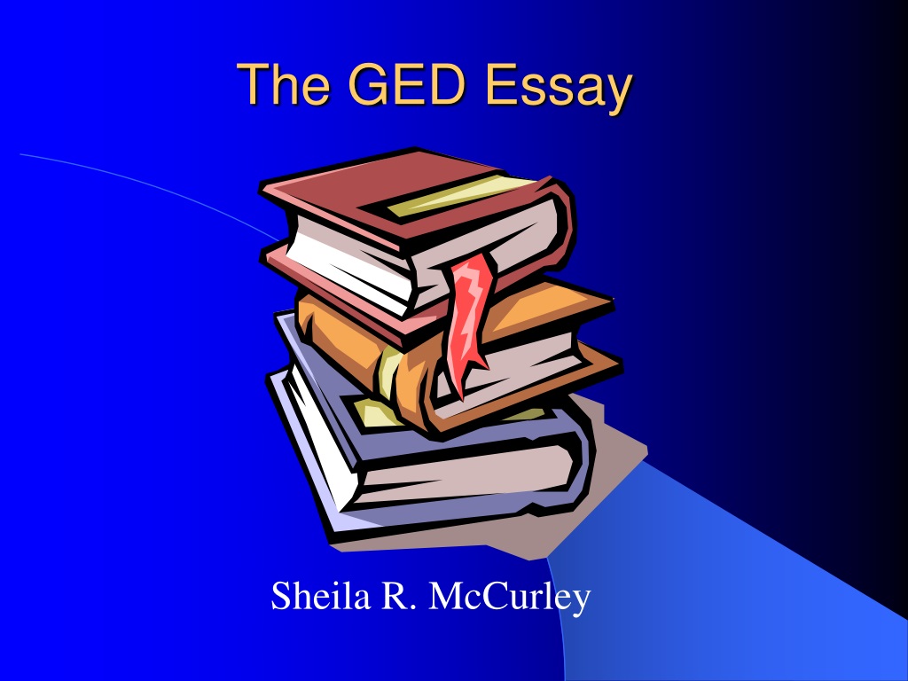 does the ged essay have to be