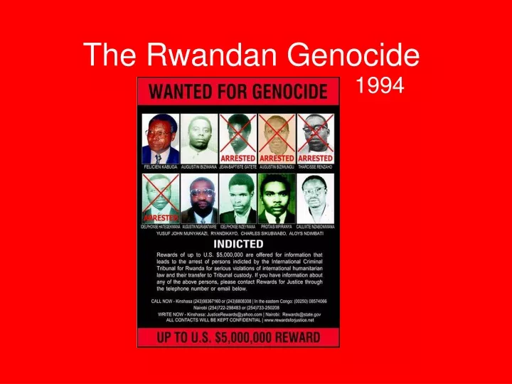 the rwandan genocide n.