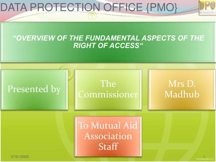 data protection office pmo n.