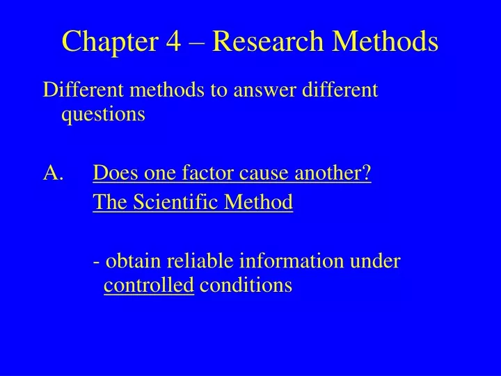 ppt for chapter 4 research