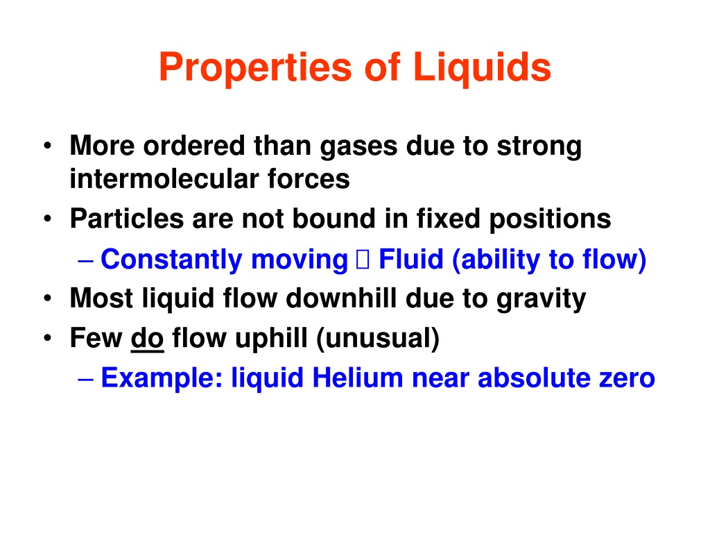 PPT - Properties of Liquids PowerPoint Presentation, free download - ID ...