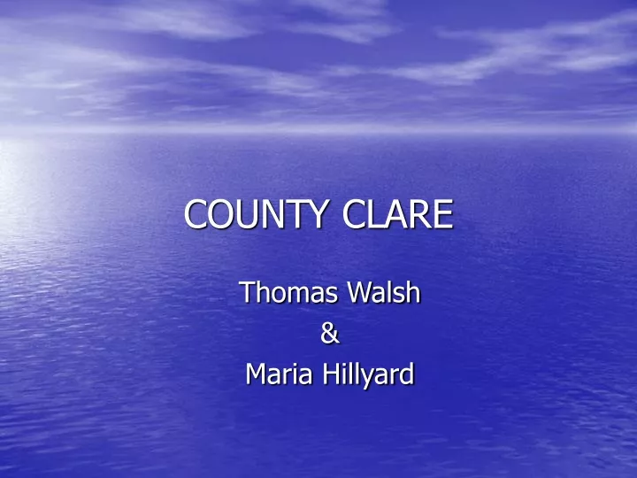 county clare n.