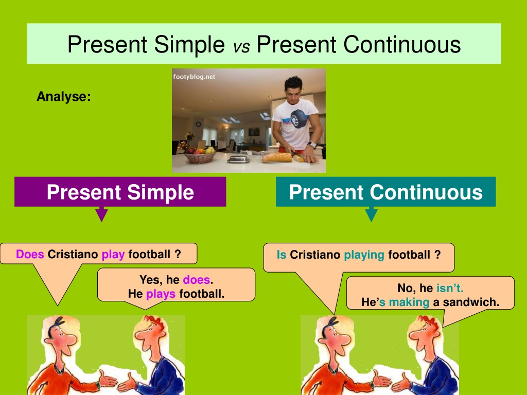 present and presentation difference