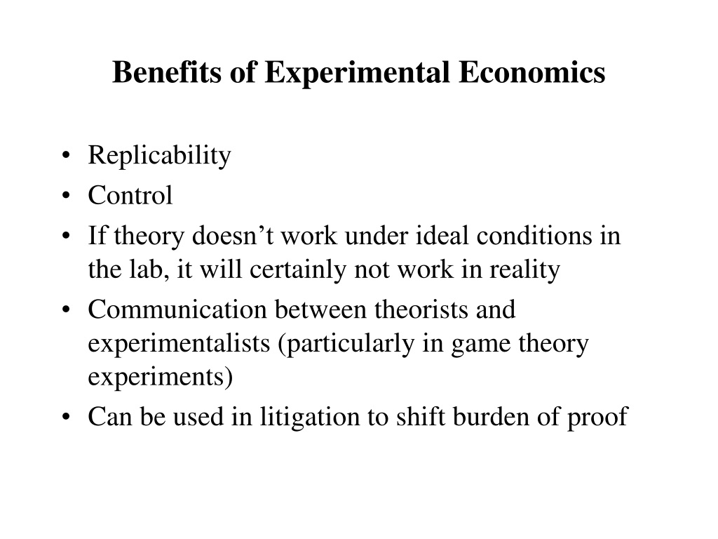 experimental economics uts