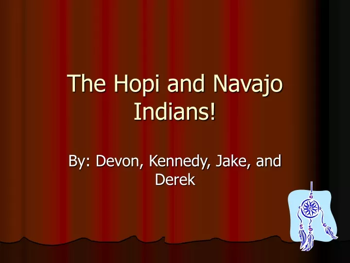 the hopi and navajo indians n.