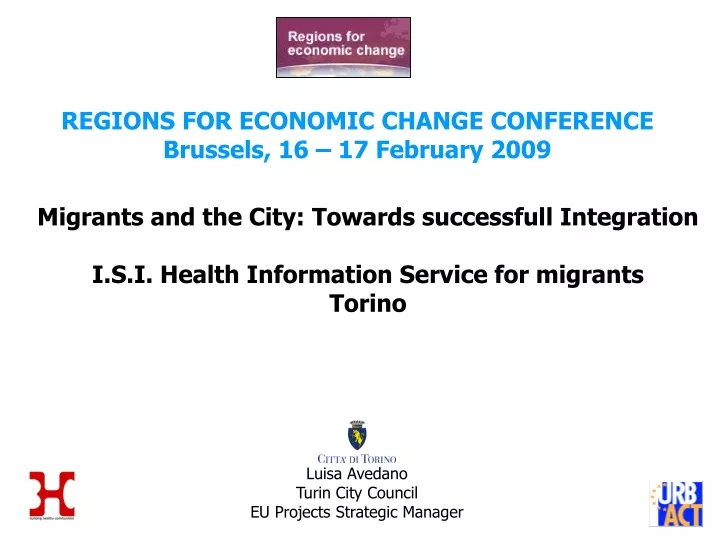 regions for economic change conference brussels n.