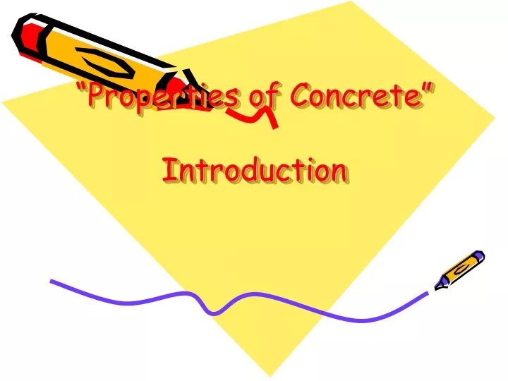 properties of concrete introduction n.