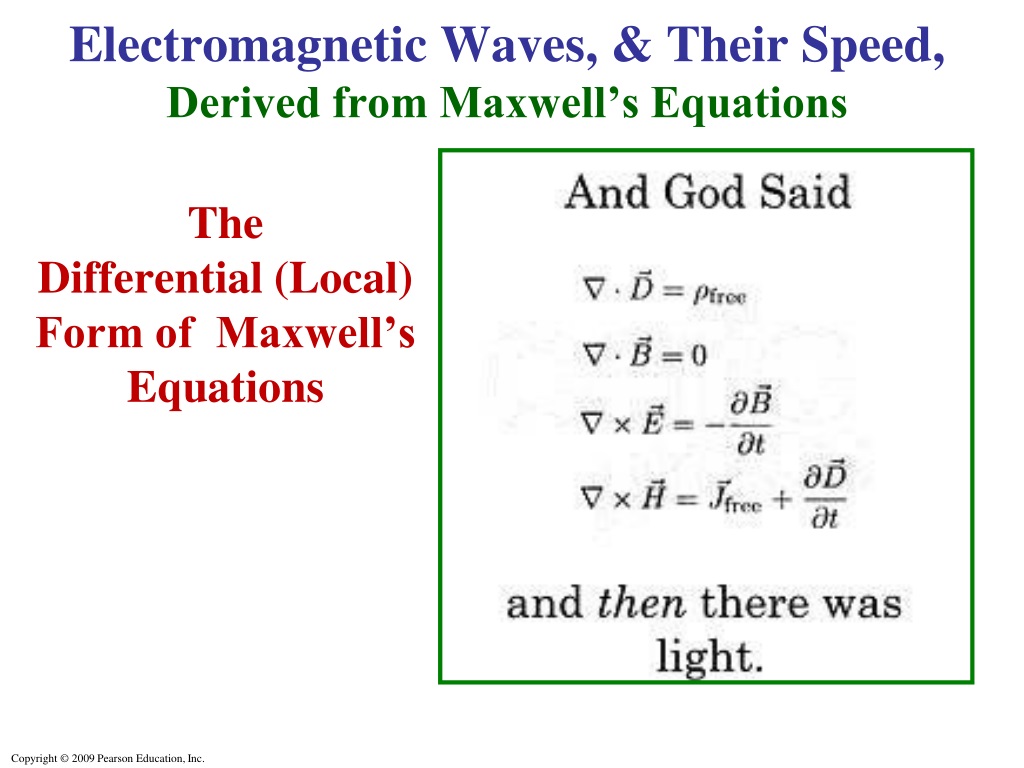 PPT Waves, & Their Speed, Derived from Maxwell’s