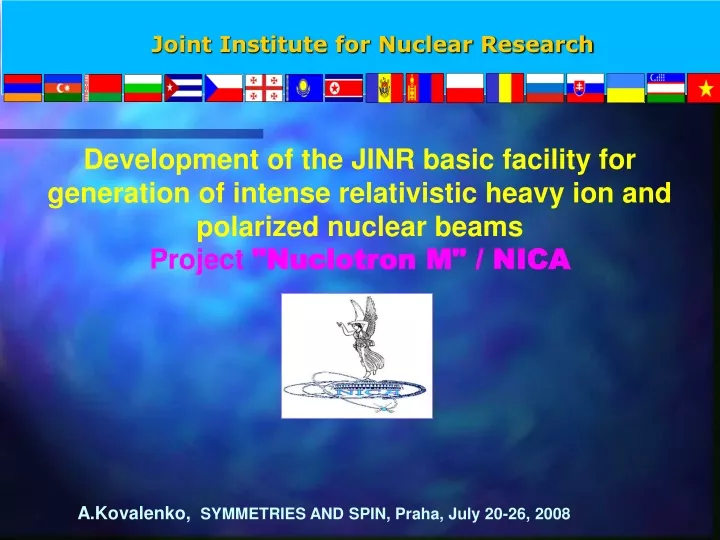 PPT - Joint Institute for Nuclear Research PowerPoint Presentation