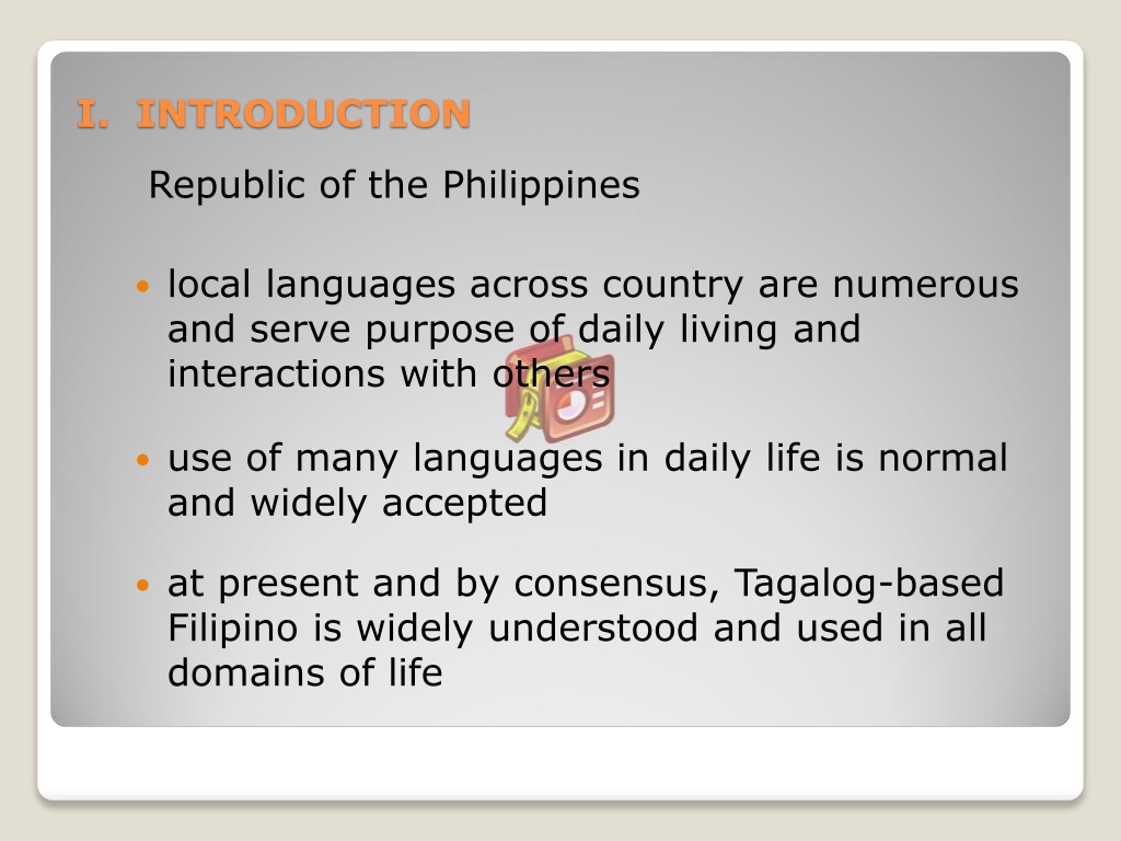 Ppt Current Policies Governing The Use Of Language In Philippine