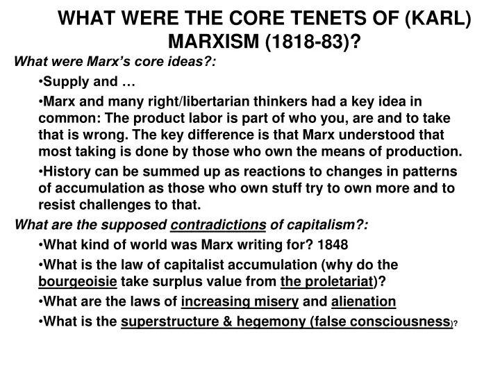 ppt-what-were-the-core-tenets-of-karl-marxism-1818-83-powerpoint