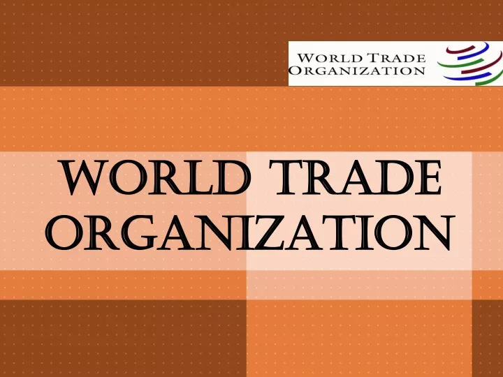world trade organization n.