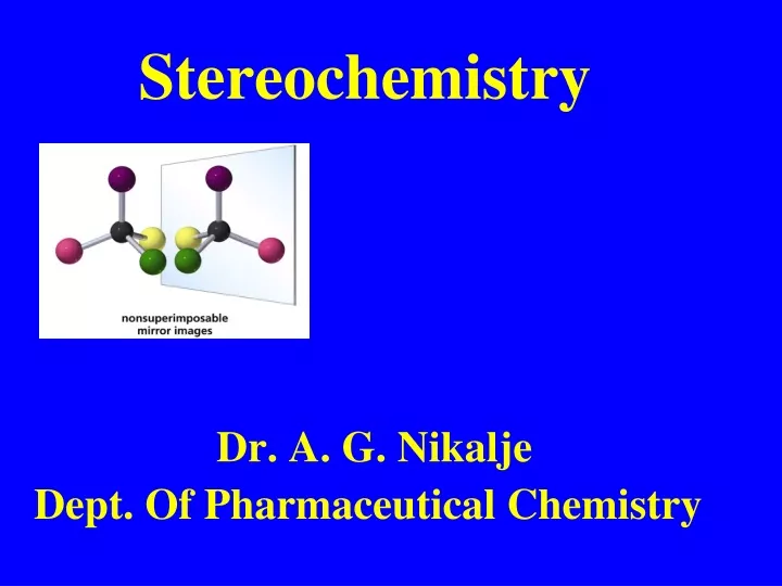 PPT - Stereochemistry PowerPoint Presentation, Free Download - ID:9731139