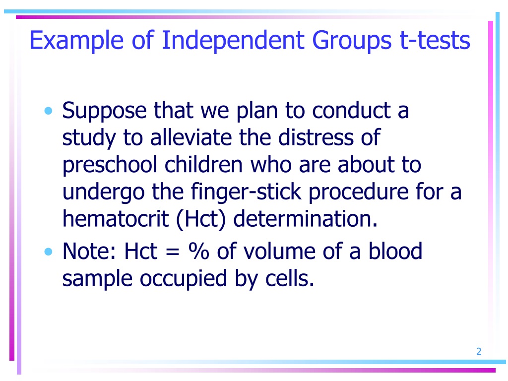 PPT - Testing Statistical Hypothesis Independent Sample T-Test ...