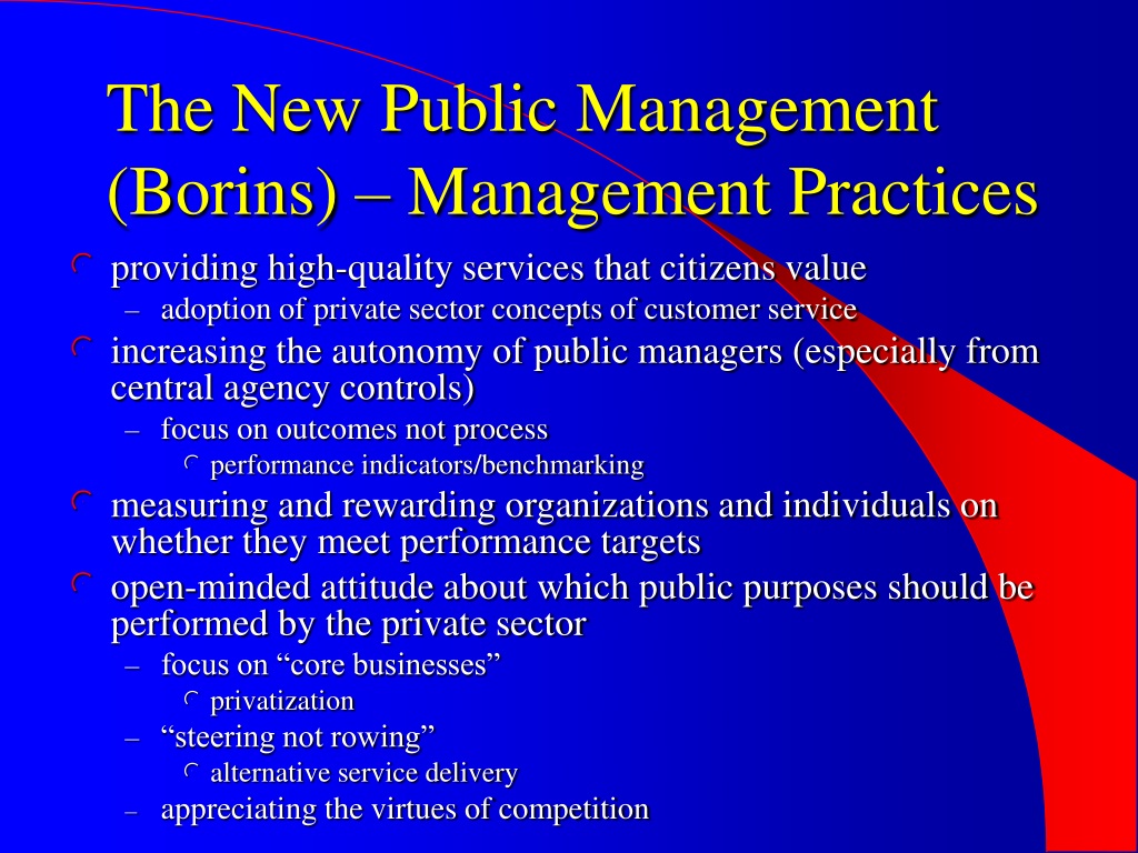 research topics on public management