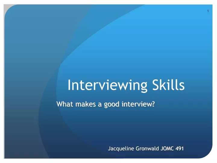 Ppt - Interviewing Skills Powerpoint Presentation, Free Download - Id 