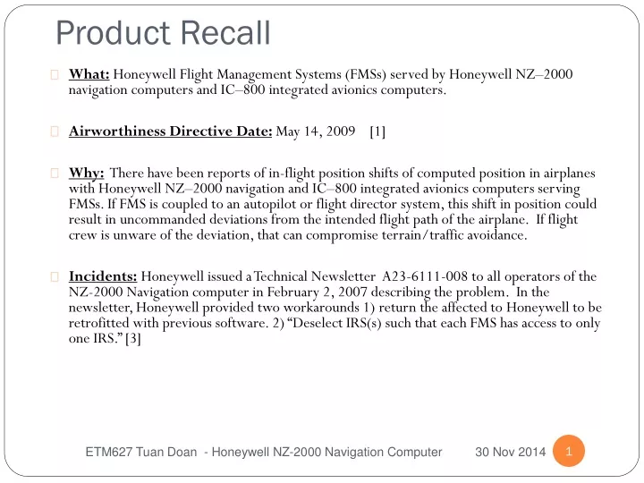 product recall powerpoint presentation