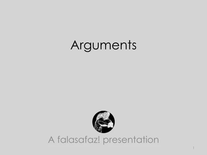 arguments n.