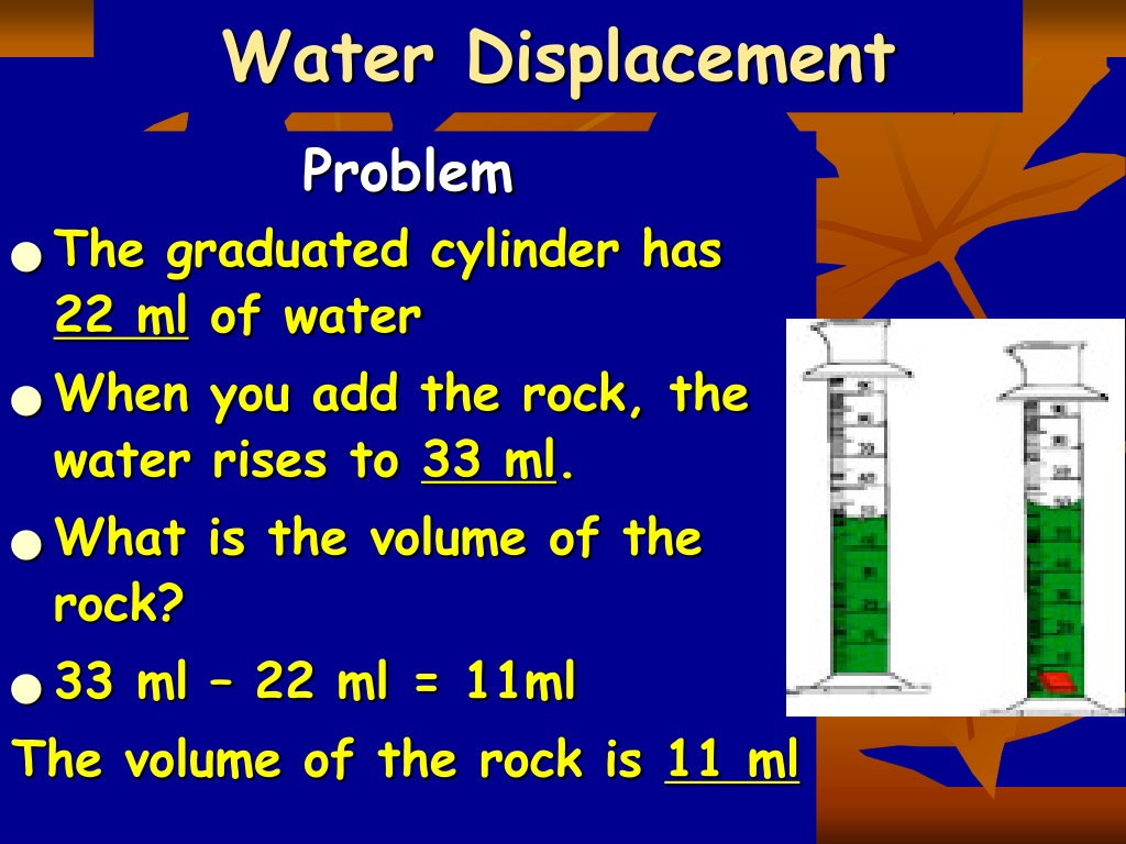 What Is The Definition Of Water Displacement In Science