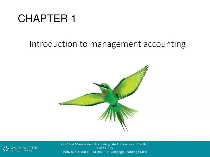 PPT - Introduction To Management Accounting PowerPoint Presentation ...