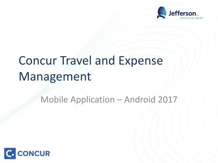 concur travel and expense management n.