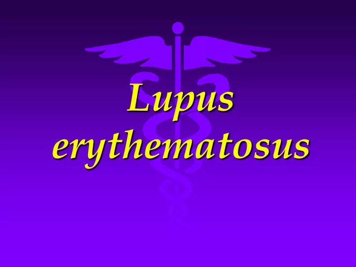 lupus erythematosus n.
