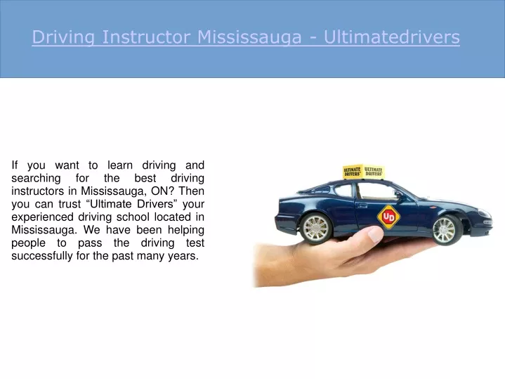 driving instructor mississauga ultimatedrivers n.