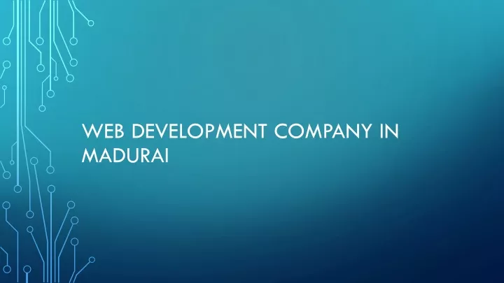 web development company in madurai n.