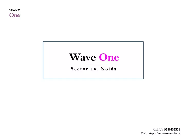 wave one n.