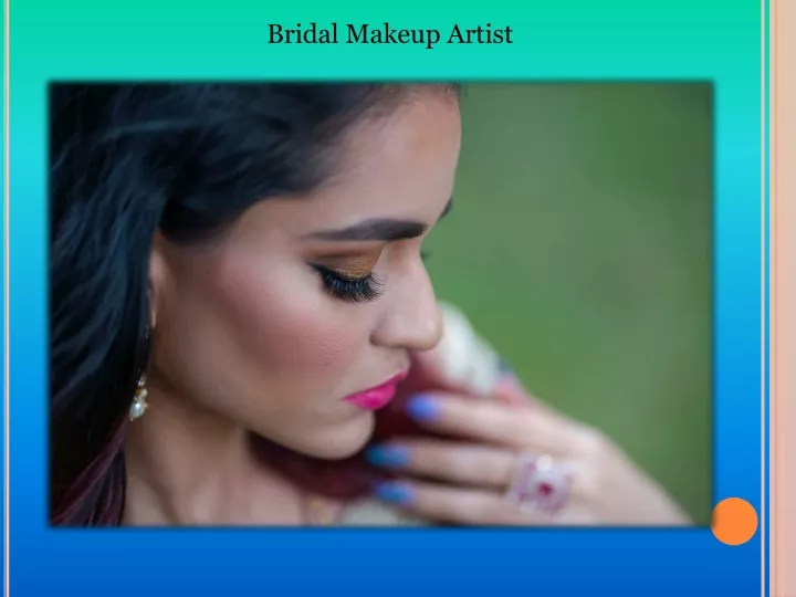 bridal makeup artist n.