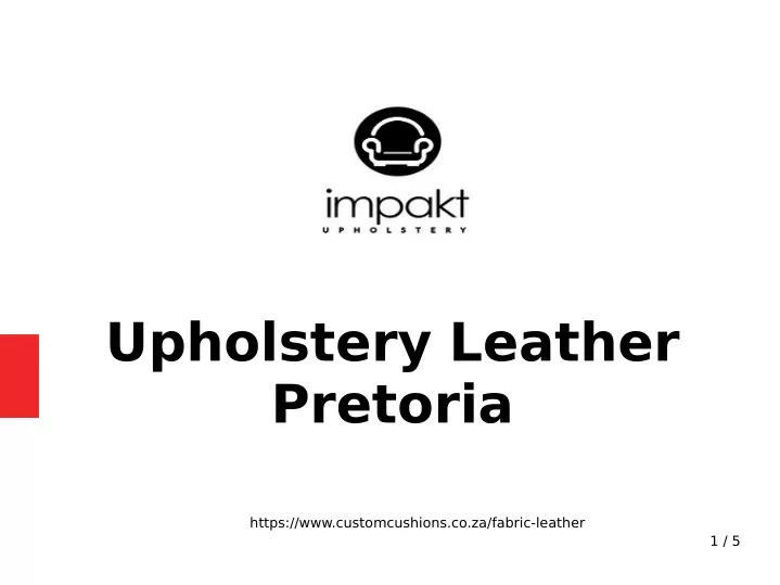 upholstery leather pretoria n.