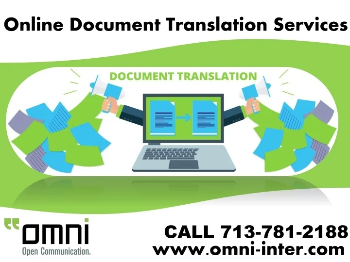 PPT Online Document Translation Services PowerPoint Presentation